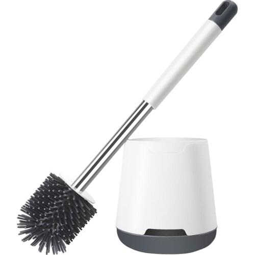 Floor-standing Base Toilet Brush and Holder Cleaning Brush For Toilet WC Bathroom Accessories Set TPR