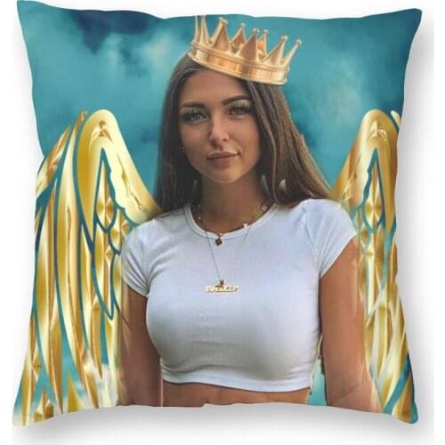 Eva Queen Cushion Cover 45x45 Home Decorative Printing French Singer Throw Pillow Case for Car Two Side