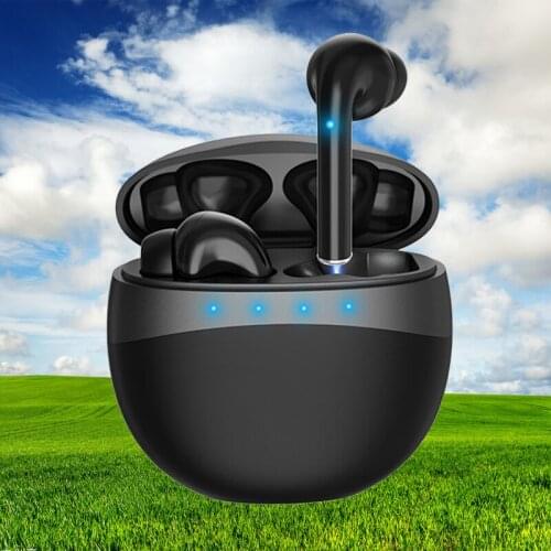 New TWS Wireless Bluetooth Headset V5.0 Sports Stereo Bass Touch Operation Earbud Headset for Huawei iPhone Xiaomi Samsung Phone