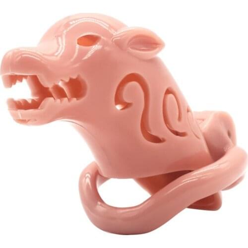 New Male Resin Chastity Device Cock Cage With 4 Size Penis Ring Cock Ring Chastity Belt Cock Lock Penis Bondage Sex Toys for Men