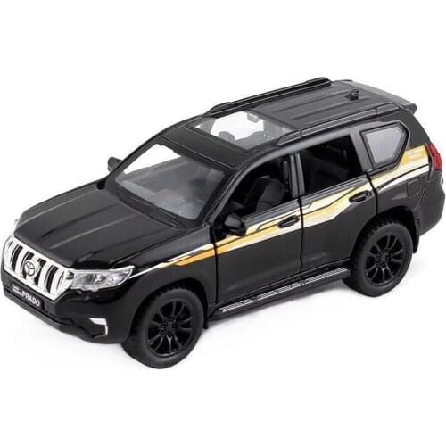 1:32 New Arrival TOYOTA LAND CRUISER PRADO Alloy Metal Car Model Toys with Pull Back for Kids Birthday Gifts V255