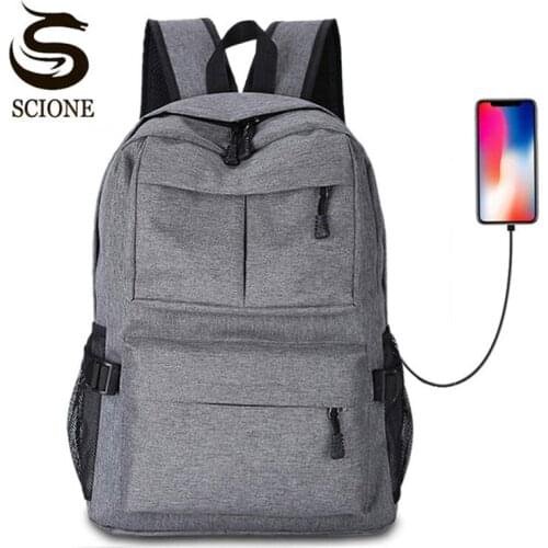 New Laptop Backpack 22 inch Travel Bag with independent headphone jack Backpack Men Multi-function Daypack USB School Bag
