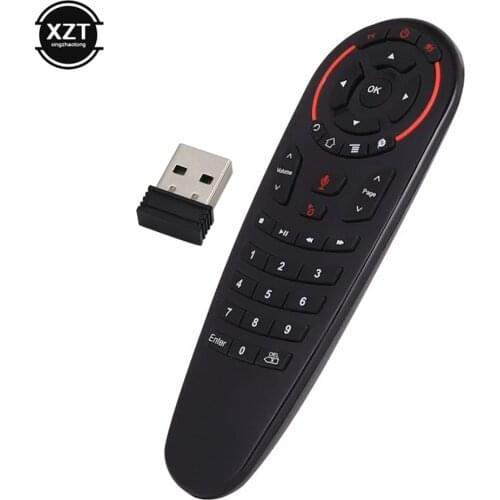 2.4G Gyroscope G30 Remote Control Wireless Air Mouse 33 Keys IR Learning Voice for X96 mini H96 MAX Android TV Box Smart Remote