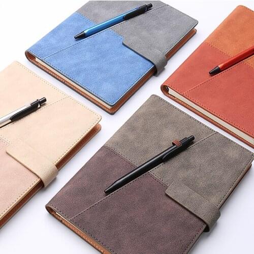 Brand New A5 Business Office Notebook Creative Colored Diary Planner Business Travel Notepad Office Supplies