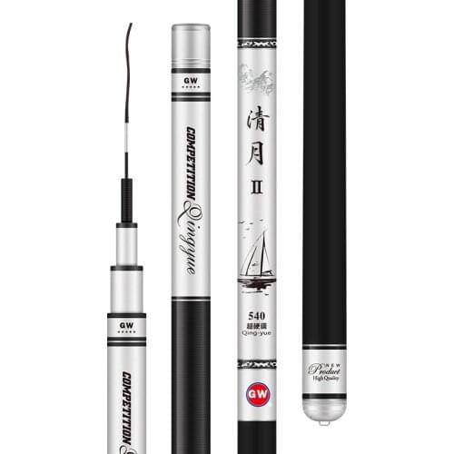 Carbon Fiber Fishing Rod Hand Pole Super Hard Carp Catfish TelescopicFishing Peche Vara De Pesca Spinning Canne 3.6m-7.2m