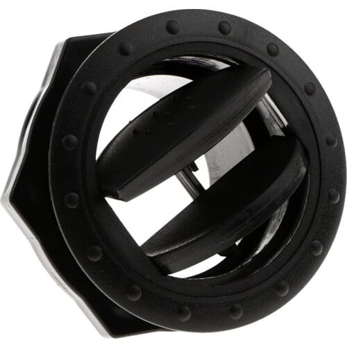 RV Motorhome Roof Vent Exhaust Air Flow Vent Interior Black - 60mm