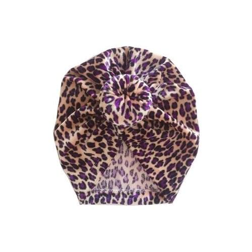2020 spring summer kids donut Leopard turban bow Hats Boy Girls Princess Childrens Hats Baby Beanie Hats accessories