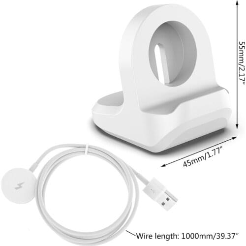 Charging Stand Dock Smart Watch Charger Cable for michael- Kors Access Watch 24BB