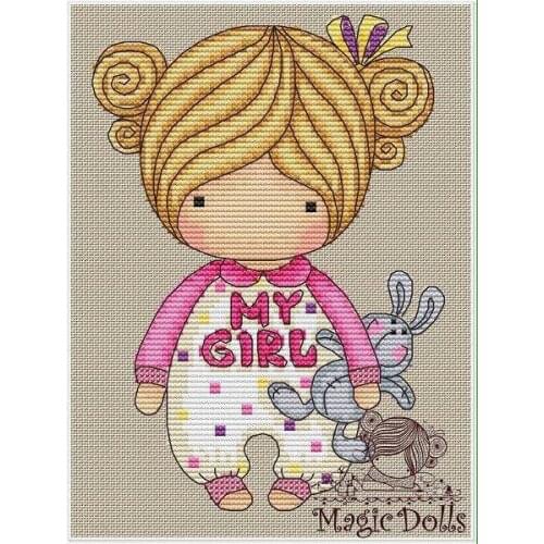 ZZ2115 For Needlework Kit NOT PRINTED Cross stich Painting Set Cross Stitch Kits Cross-stitch Embroidery Set Stitch Kits Cross
