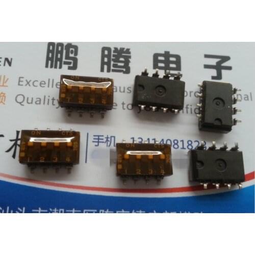 1PCS Original American CTS dial code switch 2.54 4-bit patch key switch coding switch 219-4MSTR