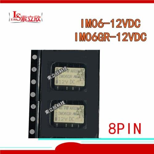 10PCS/LOT 100%Original&New Signal relay IM06 12VDC IM06GR 12V 2-1462037-3 8PIN 2A