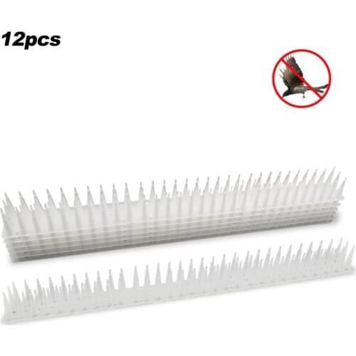12/10Pcs Fence Wall Spikes Cat Animal Repellent Plastic Anti Theft Deterrent For Garden Fences Invader Bird Spikes Dog Repeller