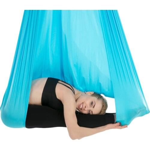 4*2.8m High Stretch Nylon Home Aerial Yoga Hammock Anti-Gravity Swing Pilates Yoga Belt Body Building Fitness Shaping Equipment
