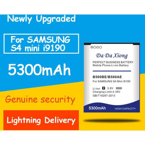 Free shipping 5150mAh B500BE B500AE Battery for samsung galaxy mini s4 i9190 I9198 I9192 i9195 s4mini Replacement batteries