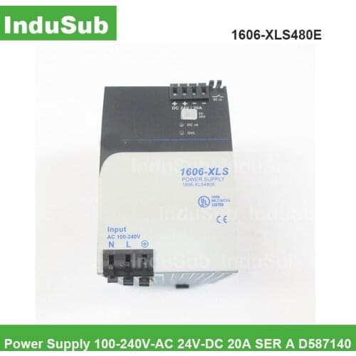 1606-XLS480E Power Supply 100-240V-AC 24V-DC 20A SER A D587140 Performance Family
