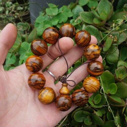 12mm 15mm 18mm 20mm Natural Huaqinan Vietnam Wood Bracelet , Beads Loose Mala Space Beads Jewelry Findings DIY Accessories