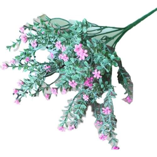 1 Pc Artificial Flower Gypsophila Fake Simulation Faux Multicolor Babysbreath Arrangement Garden Home Party Decor Ornaments 2021