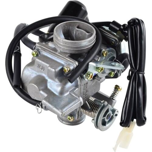 Electric Choke Carburetor Carb For GY6 125-150cc Scooters MJ/QMI157 QMJ/QMI152 GY6 Scooter Carburetor Carb