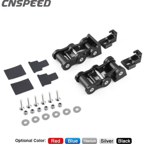 Stainless Steel Latch Locking Hood Catch Kit for 2007-2017 Jeep Wrangler JK JKU
