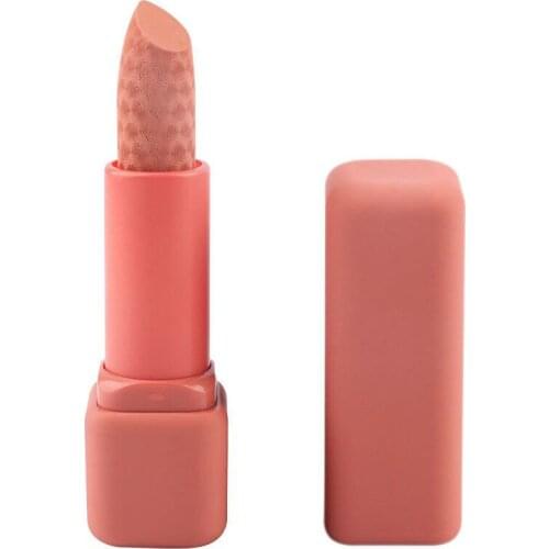 8 Colors Matte Moist Lipstick Pigment Long Lasting Makeup Waterproof Cosmetics Pink Nude Lipstick Vegan Custom Label