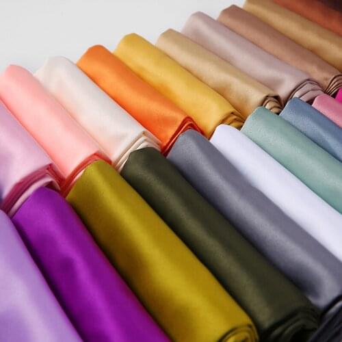 New Premium Muslim Satin Hijab Scarf Solid Color Shawl Plain Wrap Islamic Hijabs Headscarf Headband Foulard Femme