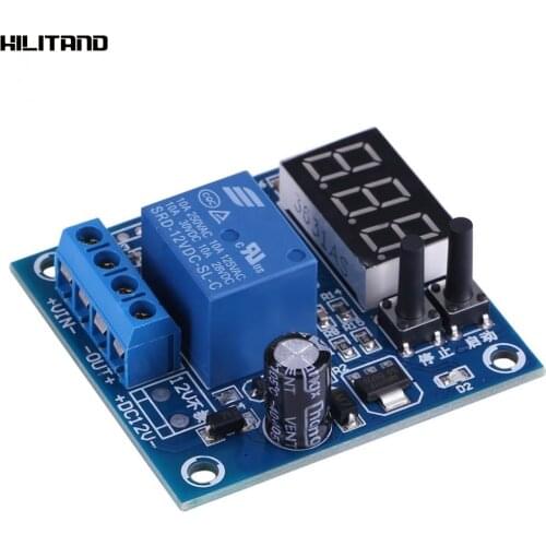 12V Storage Battery Protection Board Undervoltage Automatically Turn On/Off Controller Module Voltage Regulator