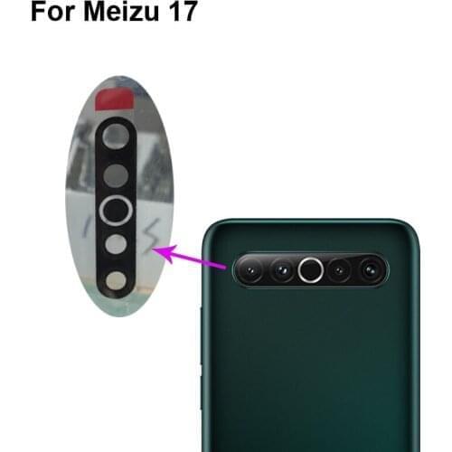 Tested New For Meizu 17 Rear Back Camera Glass Lens Meizu17 Repair Spare Parts Replacement