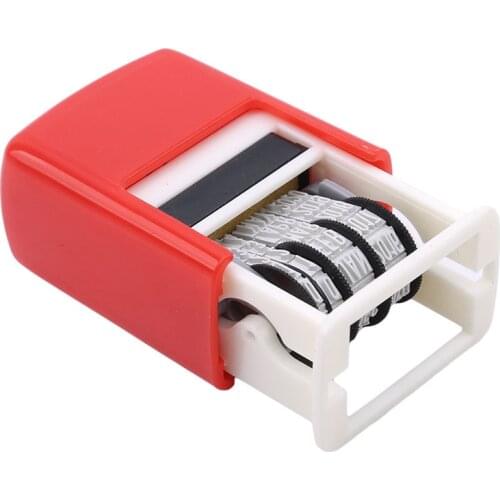 Creative DIY Handle Account Date Stamps Stamping Mud Set Mini Self-Inking Stamps For Scrapbooking Office Supplies Emboss