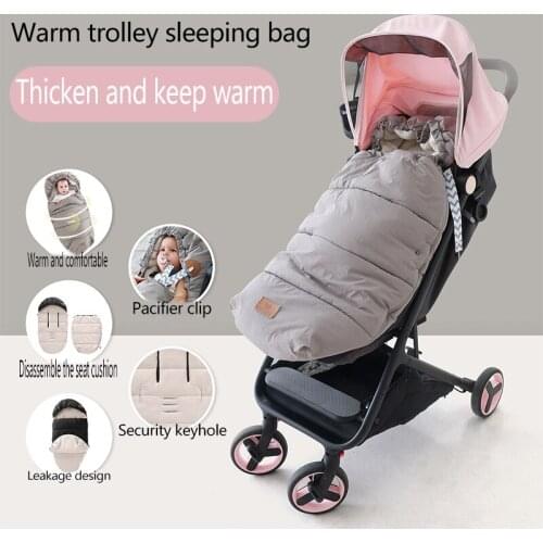 Umaubaby 2021NEW Stroller Sleeping Bag Thermal Insulation Waterproof Baby Autumn and Winter Wrapping Blanket and Anti-Kick Quilt