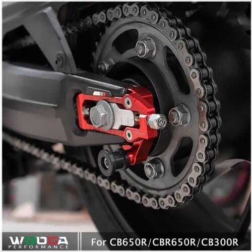 WOOGA RACE Convenient adjustment of chain tensioner For Honda CB650R CBR650R CB650F CBR650F CB300R