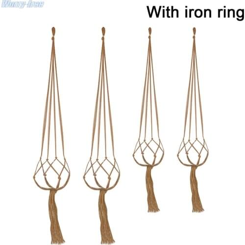 Hanging Plant Handmade Macrame Plant Hanger Flower Pot Planter Hanger Wall Decor
