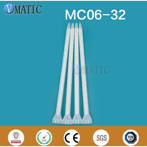 High Quality Resin Static Mixer MC06-32 Mixing Nozzles For Duo Pack Epoxies (White Core)