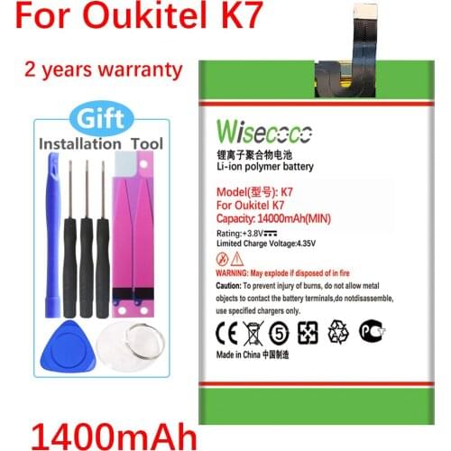WISECOCO NEW Battery For Oukitel K7 CellPhone In Stock High Quality +Tracking Number