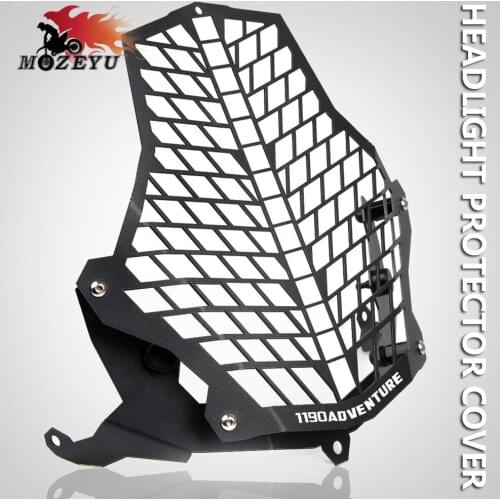 Motorcycle stainless steel Headlight Protector Guard Lense Cover grill for 1190 Adventure 1190R 2013-2018 2017 2016 2015