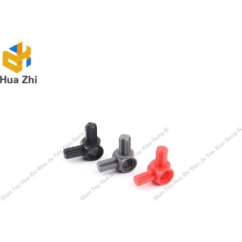 10PCS 10197 Pin Connector Hub with 2 Perpendicular AxlesBuilding Blocks Parts MOC DIY Education Build Toys