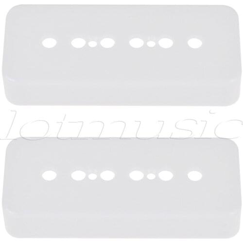 2pack Black P90 Soapbar Bass Pickup Cover 50mm 52mm Spacing