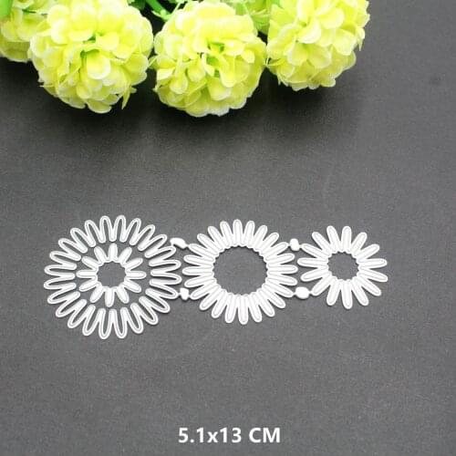 2021 Flowers Metal Cutting Dies DIY Scrapbooking Paper Photo Album Crafts Knife Mould Cards Embossing Mold Stencils for Decor