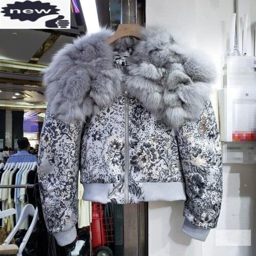 2021 New Fashion Short Warm Coat Hip Hop Wide -Waisted Pockets Zipper Thick Winter Vintage Turn-Down Collar Womens Outerwear