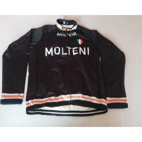 2021 molteni Pro team Winter Fleece Cycling Windproof Windjacket Thermal mtb Biking Coat mens warm up jacket