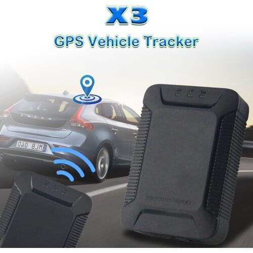 GPS Car Tracker X3 Vehicle Tracker Li-lion Battery Charging Protection Multi-function Listen in Voice Monitor GPS+AGPS Tracking