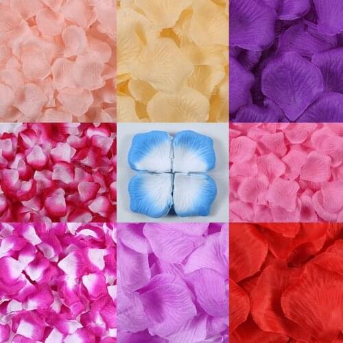 Free Ship 100 Piece Silk Artificial Rose Flower Petals Wedding Aniversario Party Supplies Decoration Accessories Home Decor