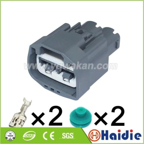 Free shipping 2pin 9.5mm Electronic booster pump plug plastic waterproof wiring cable connector