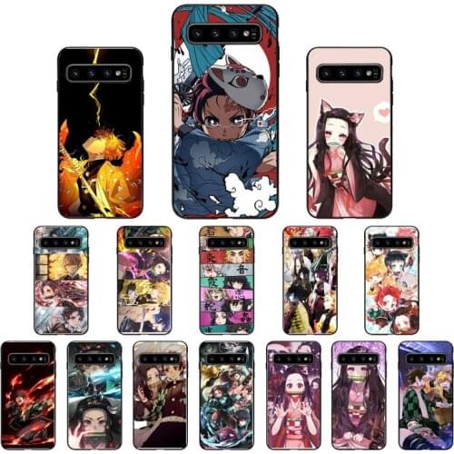 Hot sale Nezuko Kamado Demon Slayer Kimetsu no Yaiba Rengoku Kyoujurou Phone Case For Samsung S10 S20 Plus