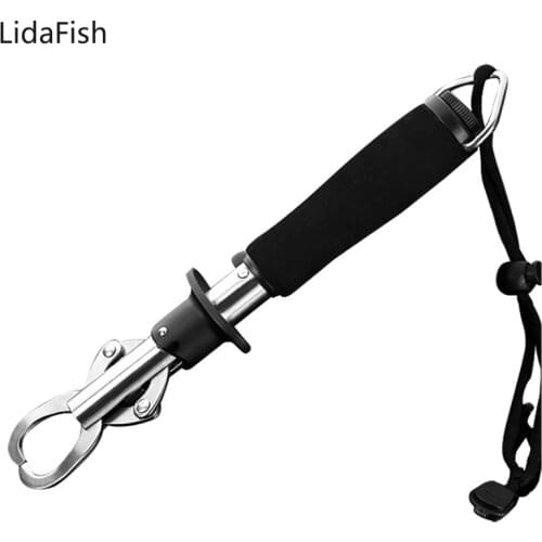Lidafish Portable Aluminum Fishing Gripper Multifunction Outdoor Stainless Steel Fishing Tools