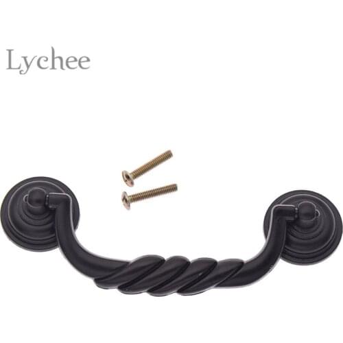 Lychee Life Vintage Bail Drawer Pull Handle Alloy Cabinet Pulls Furniture Cupboard Handle Home Improvement Supplies