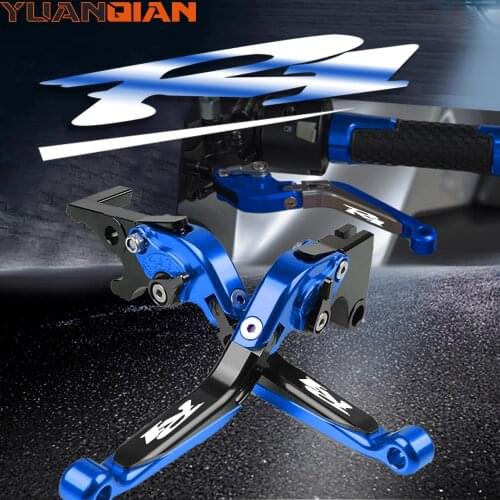 Motorcycle Folding Adjustable Brake Clutch Levers For YAMAHA YZFR1 YZF R1 2004-2014 2013 2012 2011 2010 2009 2008 2007 2006 2005