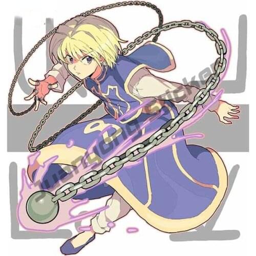 Cartoon Anime Hunter X Hunter Killua Zoldyck Car Sticker Bumper Guitar Truck Decal Waterproof Scratch-Proof Exterior PVC13x12cm