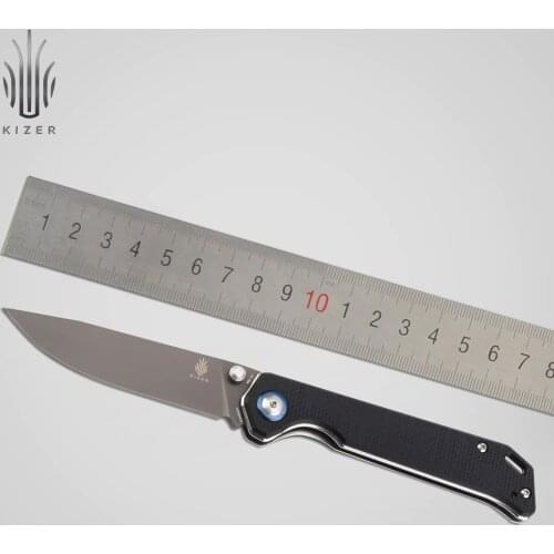 Kizer knife folding V4458 Begleiter pocket knife Extremely smooth mini knife edc bushcraft flip g10 handle