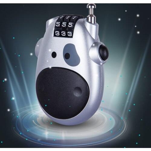 Portable Helmet Password Code Safety Lock Steel Cable Rope Suitcase Car Bike