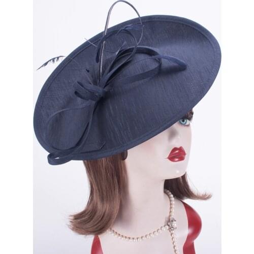 Womens Kentucky Derby Sinamay Fascinators Wedding Church Racing Hats Headband Headpiece T444